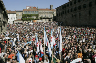 Manifestación do pasado mes de outubro