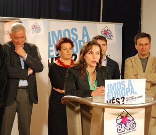 Ana Miranda, na presentación da súa candidatura