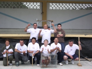 Os campións do ano pasado, co galo gañado