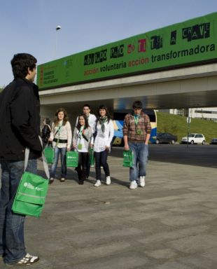 A entrada ao Pazo de Congresos, esta quinta