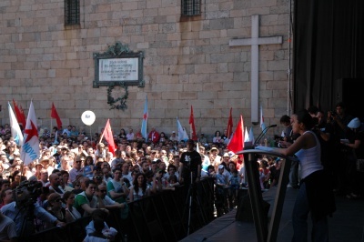 Intervención de Iria Aboi, de Galiza Nova