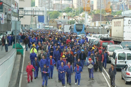 Mobilización do sector do metal