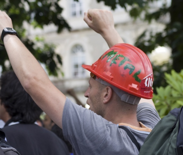 Mobilización en Compostela